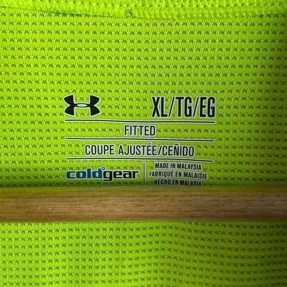 Under Armour Blue ColdGear Full Zip Fitted Jacket Size Men's XL - Picture 3 of 5